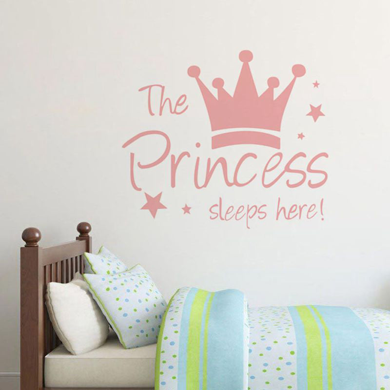 YJ912 1 Set Princess Crown Wall Decals PVC Sticker Wall Decoration for Kids Bedroom (No EN71 Certification) 28x32cm YJ912 1 Set Princess Crown Wall Decals PVC Sticker Wall Decoration for Kids Bedroom (No EN71 Certification) 28x32cm